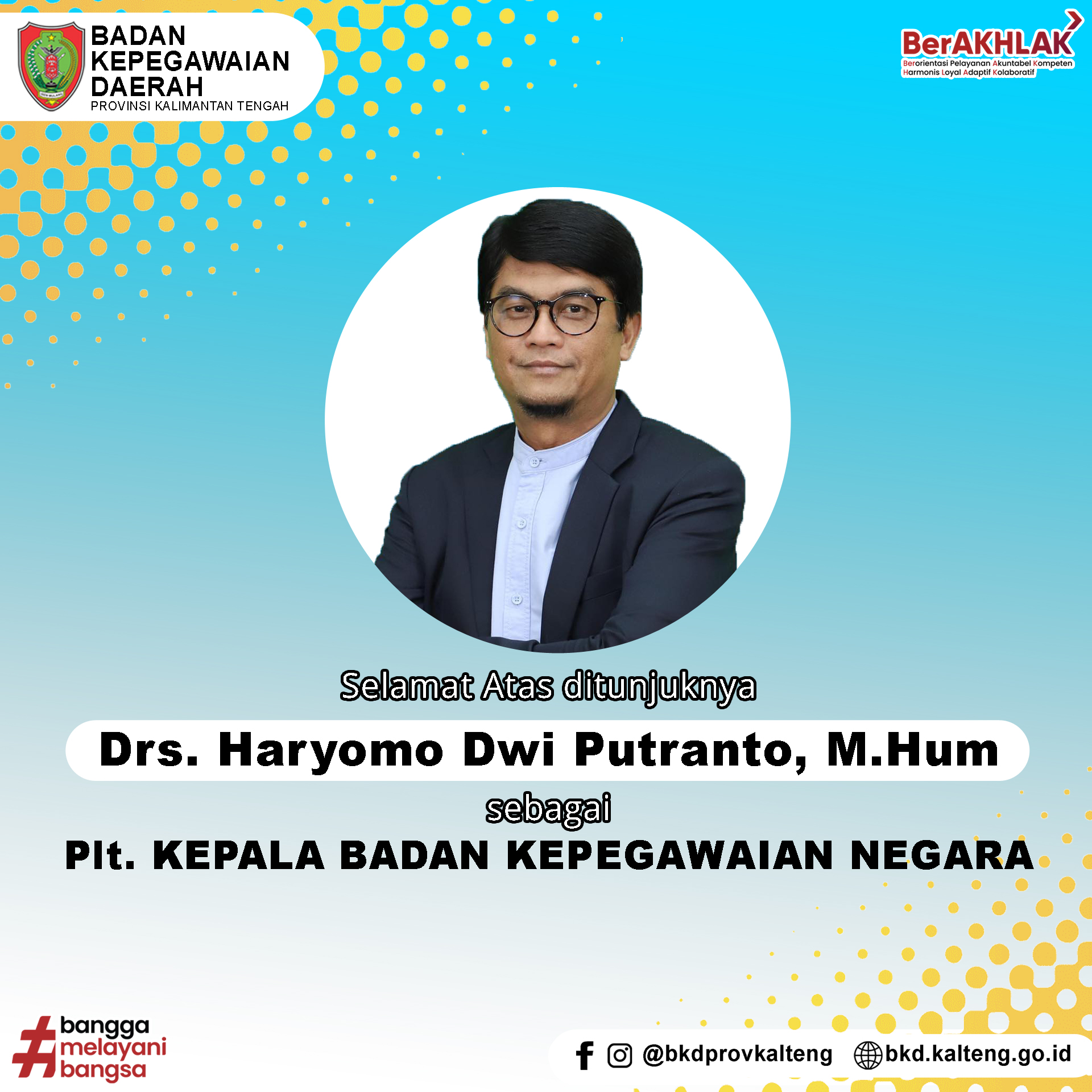 Selamat Atas Ditunjuknya Drs Haryomo Dwi Putranto M Hum Sebagai Plt