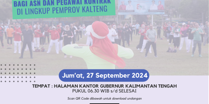 UNDANGAN SENAM BERSAMA BAGI ASN DAN PEGAWAI KONTRAK BULAN SEPTEMBER 2024